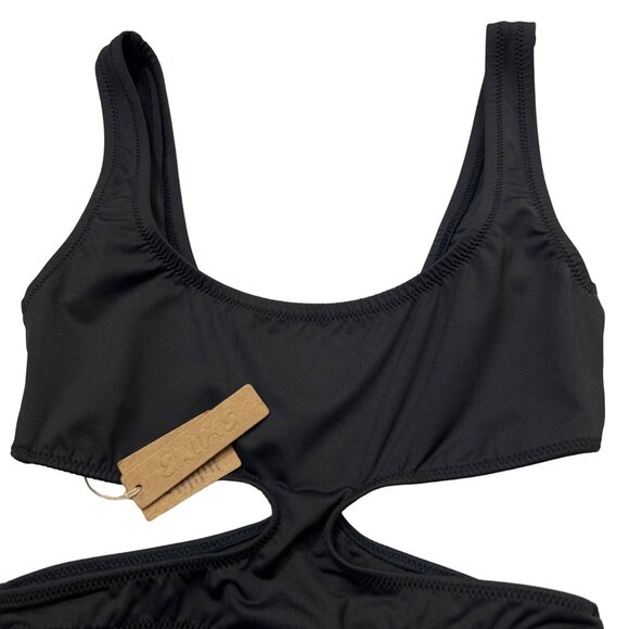 SKIMS Swim Tank Monokini Onyx Womens XXS - Picture 4 of 12